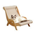 Extra Large Cat Scratching Lounge - Multi-Layer Solid Wood & Sisal, XXL Cat Scratcher and Bed for Large Cats, Furniture Protector with 110lb Capacity