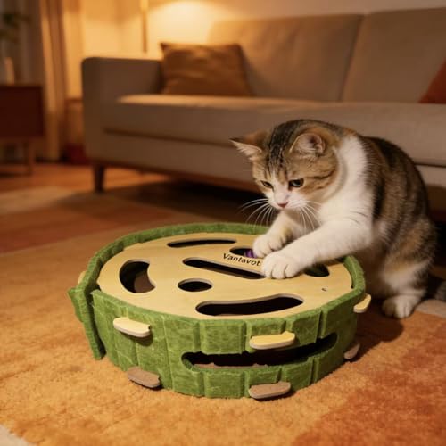 Pet Maze Puzzle Toy – Interactive Slow Feeder Dog & Cat Treat Puzzle, Mental Enrichment Brain Game for Boredom Relief, Adjustable Difficulty Level