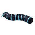 iCAGY Cat Tunnel Toys for Indoor Cats Kittens Rabbits, Pet Toy Play Tunnels - color: Black