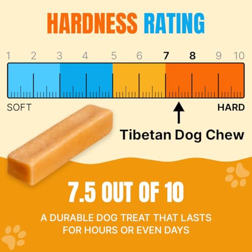 Tibetan Dog Chew Yak Cheese Sticks - Natural Handmade Treats for Small Dogs, Long-Lasting, Easy to Digest with No Additives, Rawhide, Grains, or Gluten, Perfect for Aggressive Chewers, 12 Chews - size: 1 Ounce (Pack of 12)