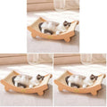 CHEERHOME PETS Sisal Cat Scratcher Bed for Indoor Cats Hammock for Scratching Pad Cat Chair Natural Sisal Scratch Post for Large Cats Scratcher Lounge, Wooden Cat Furniture(Large) (Pack of 3) - size: Standard (Pack of 3)