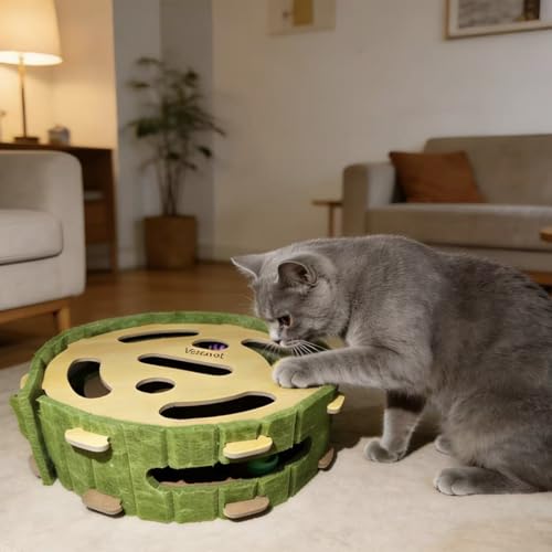 Pet Maze Puzzle Toy – Interactive Slow Feeder Dog & Cat Treat Puzzle, Mental Enrichment Brain Game for Boredom Relief, Adjustable Difficulty Level