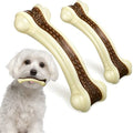 Sosation 2 Pack Dog Bones for Aggressive Chewers,Curved Bone,Medium, Small - size: Medium, Small, style: Curved Bone