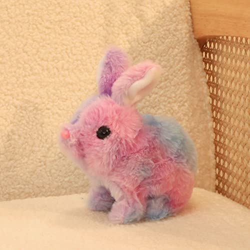 Easfan Pink Jumping Bunny Interactive Talking Plush Toy for Kids - style: Bunny