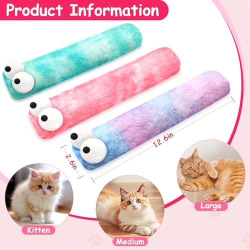 Cat Toys Pillows, 3 Pack Cat Kicker Toy for Kittens and Adult Cats