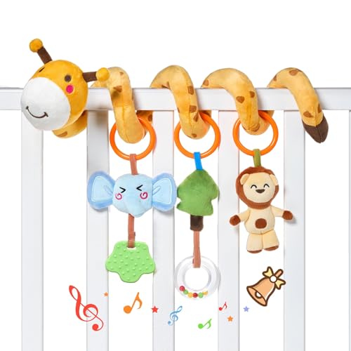 TUMAMA KIDS Spiral Car Seat & Stroller Activity Toy Ages 0 and Up - style: Spiral Toy