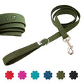 Wildebeest Funston Waterproof Dog Leash - Heavy Duty 4ft Long Leash for Small, Medium and Large Dogs - 1000D Nylon, Scratch & Stink-Resistant & Pill-Free - Nylon Wrap Handle (3/4" Wide, 4 ft Length) - color: Olive, size: 4 ft