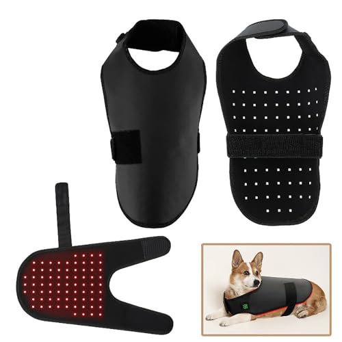 Red Light Therapy for Pets Back, 660nm 850nm Wavelength, Portable Wearable Infrared Light Device, for Dog, Cat Relieving Back Pain S Size - size: S Size
