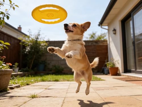 Soft Flying Disc Dog Beach Toys, Outdoor Water Puppy Flyer Pull Loop Tug