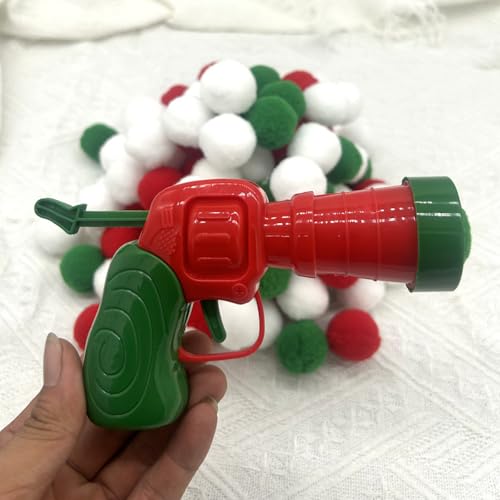 Interactive Cat Launcher Toys Cats Pom Pom Ball Shooter Set with 50 Balls