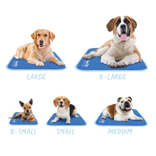 The Green Pet Shop Cool Pet Pad - Large, Disney’s Stitch - Self-Cooling, Pressure Activated Mat for Dogs & Cats from 46-80 lbs - Non-Toxic Gel, No Water Needed - color: Stitch, size: Large
