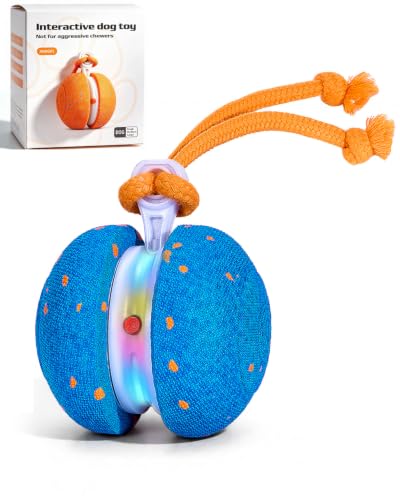 osou Interactive Dog Toy, Automatic Moving Dog Ball Toy with 2 Speed Modes