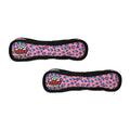 TUFFY® 2 Pack Ultimate Bone Ultra Durable Plush Dog Toy - color: 2PK Pink Leopard Bone