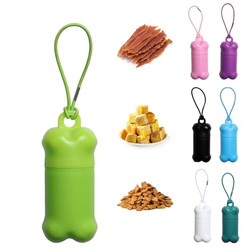 Portable Dog Training Treat Pouch Airtight, (Light Green) - color: Light-Green