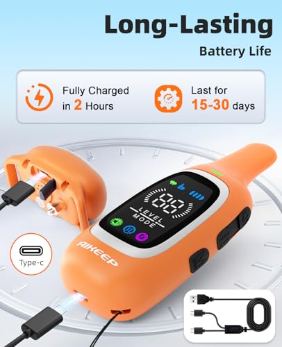 2-in-1 Dog Shock Collar and Bark Collar for Dogs – 3300FT Dog Training Collar with Remote, IP67 Waterproof e Collar with Anti-Bark/Beep/Vibration/Shock Modes for Small Medium Large Dog(8-120Lbs) - color: Orange