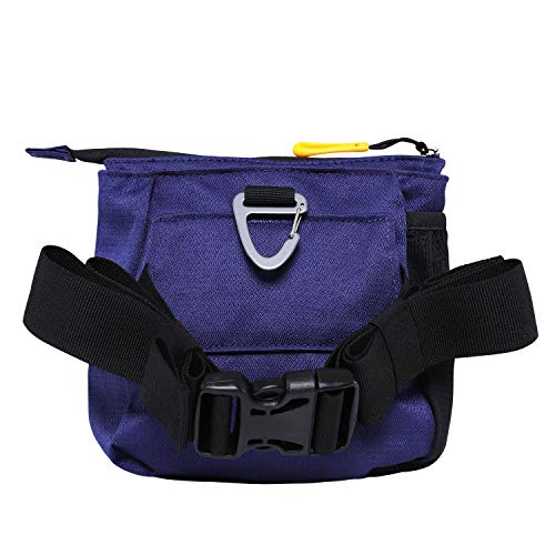 OllyDog Backcountry Day Bag, Fanny Pack, Dog Treat Pouch, Hands-Free for Training, Hip Pack with Built-in Poop Bag Dispenser, Removable Waist Belt Clip (Atlantic) - color: Atlantic