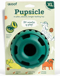 WOOF Pupsicle Interactive Dog Ball Toy for Dogs 75 lbs & Up - Green - color: Green, size: X-Large