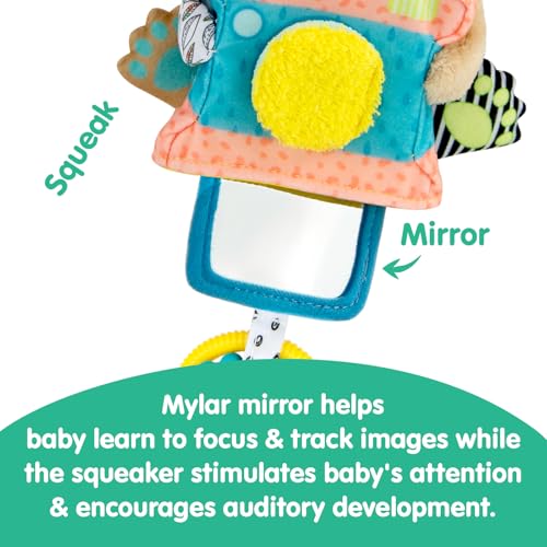 Lamaze Arty Says Cheese Clip-On Stroller and Car Seat Toy