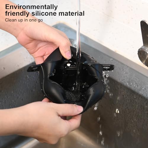 AOMIG Dog Treat Pouch with Training Clicker, 1.67 Cup Silicone Dog Treat Bag with Stronger Magnetic Closure, Portable Pouches for Pet Training Walking Premium Fanny Pack with Waist Belt(Black) - color: Black