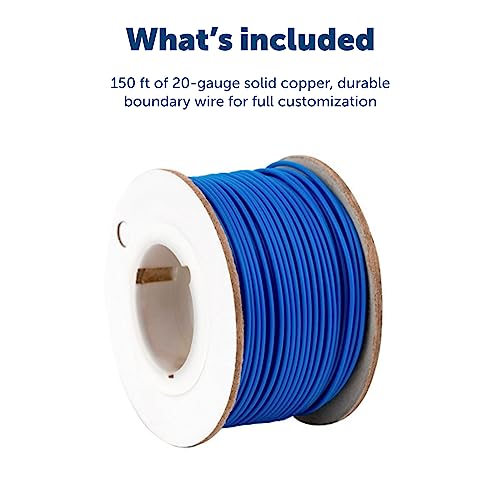 PetSafe Extra In-Ground Fence Boundary Wire, 20-Gauge Copper, 150 ft - size: 150 feet, style: 20 Gauge