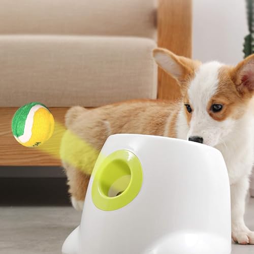 HOCTRAKA, NICERINC PET X-Small Dog Tennis Balls Dog Toys Ball 1.5" Pack of 12, Fit Ball Launchers - color: 3