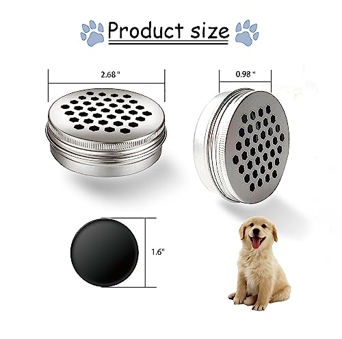 Nose Work for Dogs, Dog Scent Training Kit Magnetic Scent Work Tins Training Kits, Dogs Smell Training Kit Aluminum Cans with Lids, Dog Nose Work Containers (18 Pack)