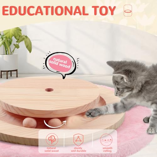 45'' Tall Cat Scratching Post Tree,Heavy Duty Scratcher for Indoor - color: pink-45inch