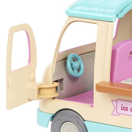 Li'l Woodzeez Scoops Ice Cream Truck with Lights & Sounds, 27-Piece, Trucks - style: Ice Cream Truck