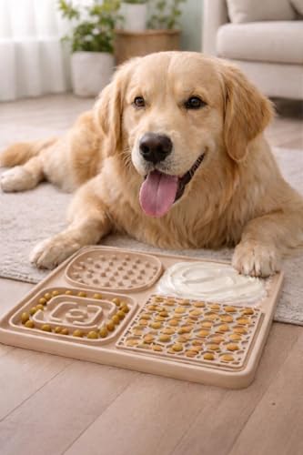 Hearth & Paw Silicone Lick Mat for Dogs - color: Beige