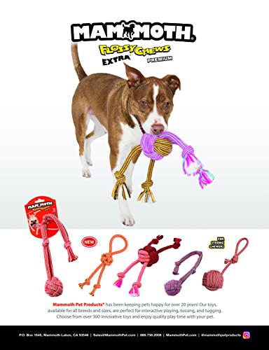 Mammoth Pet Products 43725187: Extra Flossy Chew Monkey Fist Dog Toy, 18In - size: Large 18", style: Monkey Fist w/4 Rope Ends