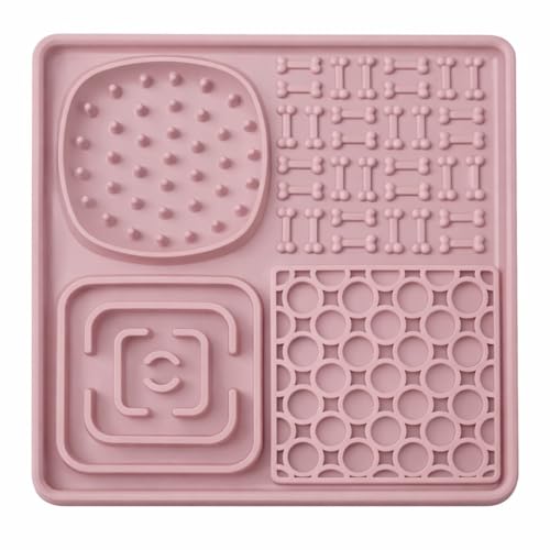 Hearth & Paw Silicone Lick Mat for Dogs, Blush Pink - color: Blush Pink