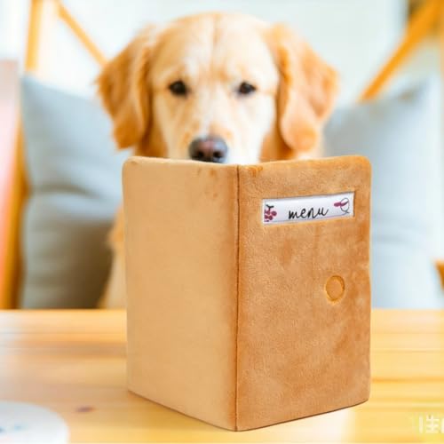 Dog Toy Snuffle Sound Book Treat Hide Puzzle (menu) - color: menu
