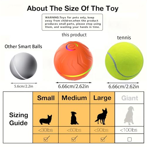 2026 T01 Interactive Dog Ball, Automatic Moving and Bouncing Dog Toy - color: Black