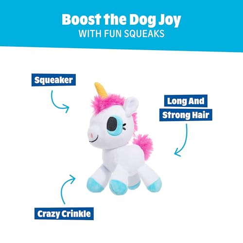 BarkBox Bob the Barking Unicorn Dog Toy - Toy for Small Dogs - color: Bob the Barking Unicorn, size: Small