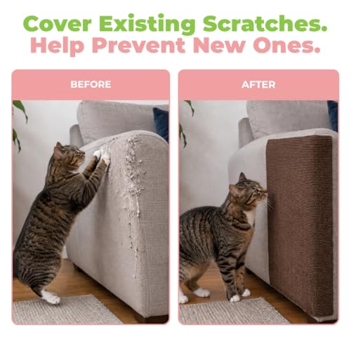 Catify Peel & Stick Cat Scratching Mat - Brown, L:39" - color: Brown Mat - L: 39"