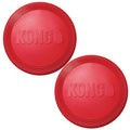 KONG Flyer, Natural Rubber Flying Disc, for Small Dogs (Pack of 2) - size: Small(2-Pack)