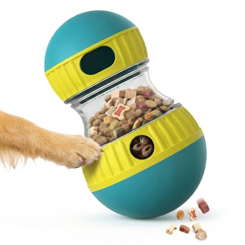 Interactive Dog Puzzle Treat Toys Enrichment Puppy Slow Feeder - color: Blue