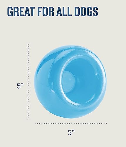 Outward Hound Snoop Interactive Treat Dispensing Dog Toy, Blue, 5" - color: Blue