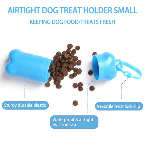 Portable Dog Treat Pouch for Pet Training, 1 piece(Blue) - color: Blue