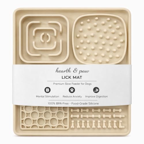 Hearth & Paw Silicone Lick Mat for Dogs - color: Beige