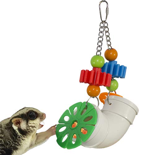 Jungle Canopy Toy Bundle - Colorful Interactive Climbing Forage Cage Accessory Toy Set - for Sugar Gliders, Rats, Ferrets, Hamsters, Squirrels, Parrots, Birds, Marmosets, Degus, Monkeys & Small Pets