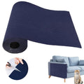 SREBAY Cat Scratch Couch Furniture Protector, Self-Adhesive Scratch Pad - color: Navy, size: 78.7x15.8Inch