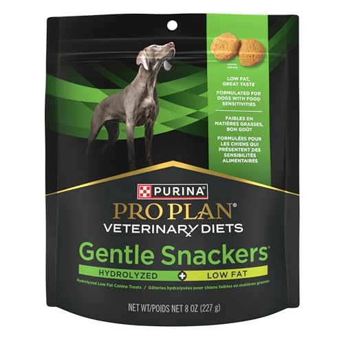 Purina Pro Plan Veterinary Diets Gentle Snackers Dog Treats, 8 oz Pouch - size: 8 Ounce (Pack of 1)