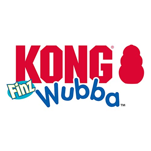 KONG Wubba Finz - Dog Toy for Tug of War & Fetch - Dog Supplies for Puppy & Dog Playtime - Outdoor & Indoor Dog Toy (Pink, Small) - color: Pink, size: Small
