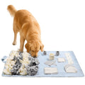 Snuffle Mat for Dogs: Slow Food Interactive Experience - color: Blue, size: Medium 22x38 inch
