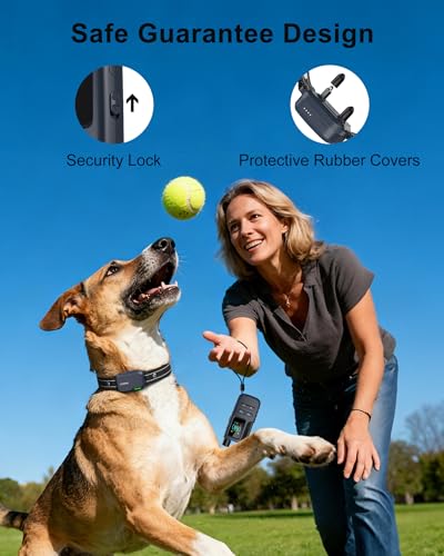 Dog Shock Collar - 4500FT Dog Training Collar with Remote - color: Dark Blue