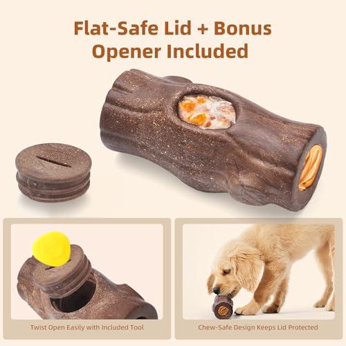 1 Pack Dog Toys for Aggressive Chewers Brown - color: Brown