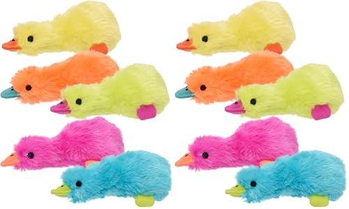 Multipet Single Color Duckworth Duck MINI 4" Assorted Size:Pack of 2 - size: Mini 4 Inches Pack of 2