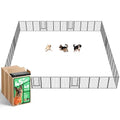FXW Rollick Dog Playpen, Indoor, Yard & RV Camping, 45" H, 48 Panels - color: Black, size: 45"H