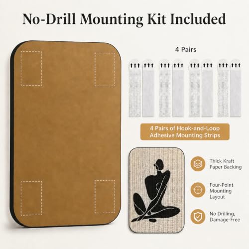 Cat Wall Scratcher, Art Cat Scratching Board for Indoor Cats - color: Silent Elegance